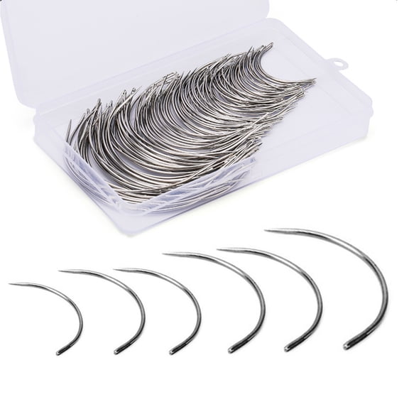 Leather Sewing Needle Curved Needle Set Upholstery Needle Embroidery Needle Saddles Needle Sewing Tool