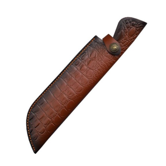 Leather Sheath Crafted From Premium Bovine Hide For Secure Storage And Rapid Access
