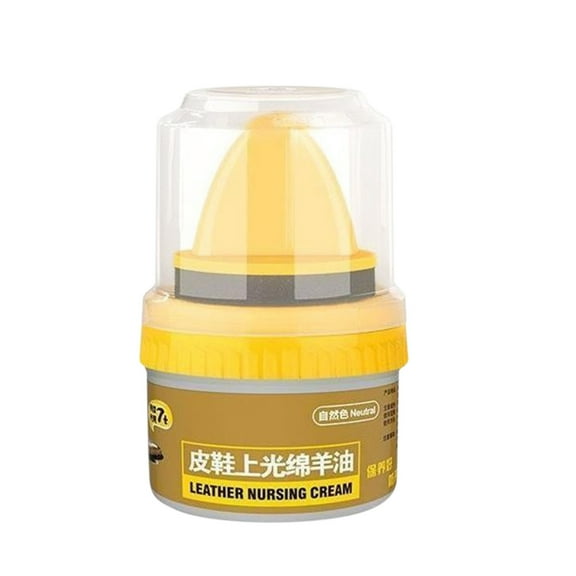 Leather Shoe Polish Varnish for Sheepskin and Leather | Advanced Colorless Universal Paste | Repairs Cracks Scratches | Quick Dry | Restores Shine | 50g Tube