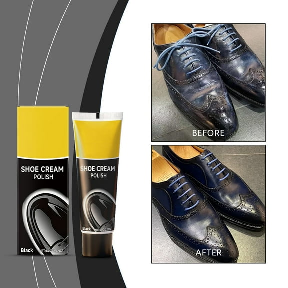 Leather Shoe Scratch Repair Cream, Qiopertar Under $5 Leather Shoe Care Cream Home Leather Shoes Scratches Damages Maintenance Gloss Care Cream