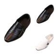 thumbnail image 1 of Leather Shoes Boys, Toddler Baby Student British Casual Style Perform Children Boy's Shoes Girls Black Dress Footwear, 1 of 9