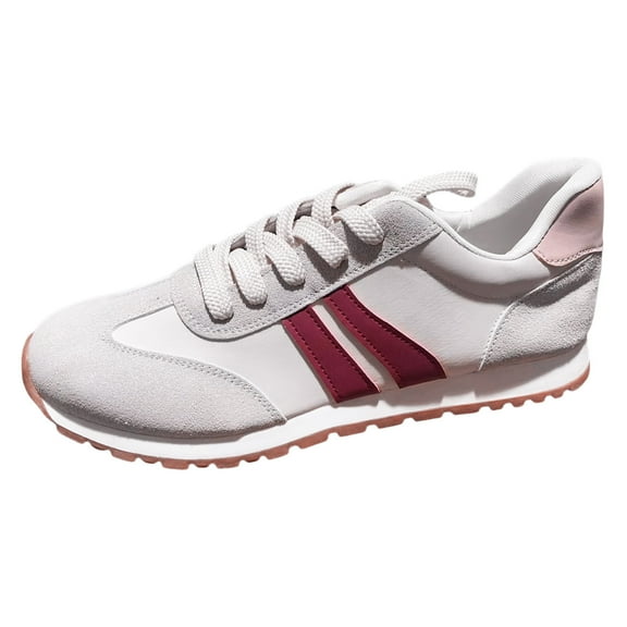 Leather Shoes for Women Fashion Platform Lace Up Casual Shoes Comfortable Thick Sole Leather Upper Walking Footwear Pu 36 Size