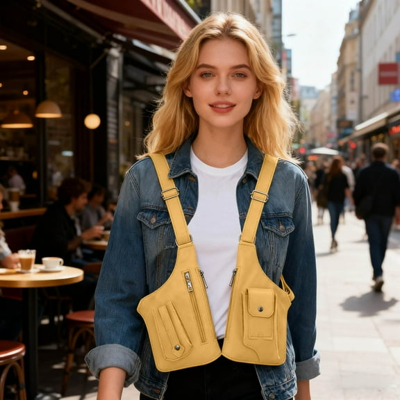 Leather Shoulder Armor for Men and Women, Concealed Underarm Anti-Theft Wallet with Hidden Strap, Secure Travel Bag for Daily, Pickpocket Proof Unisex Crossbody Bag with Double Compartment Storage