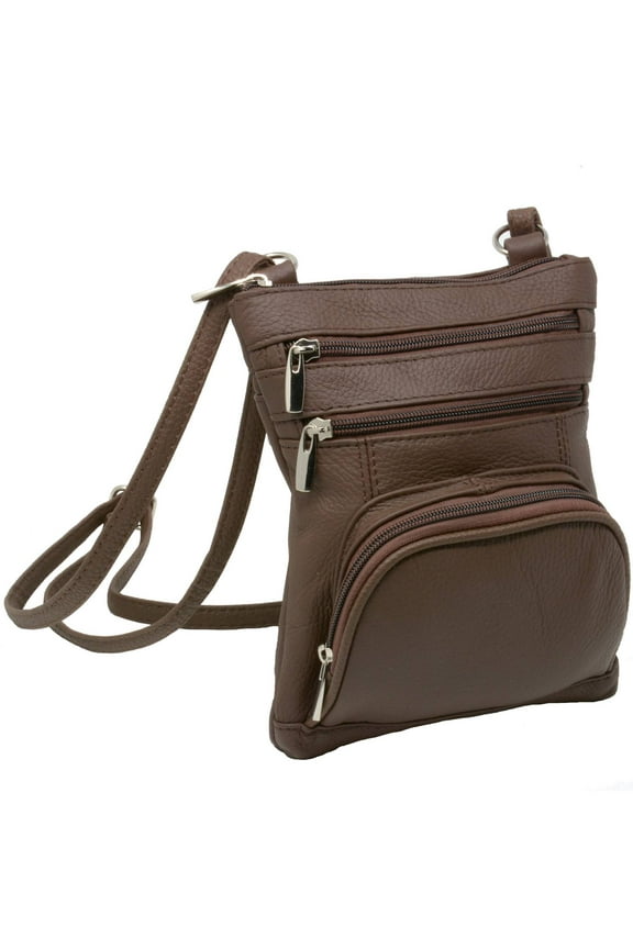 Leather Shoulder Bag Handbag Purse Cross Body Organizer Wallet Multi Pockets New