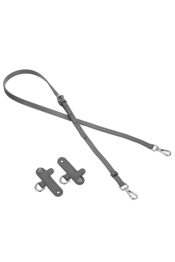 Leather Shoulder Strap, Adjustable Purse Straps Replacement Kit with Clasp for Handbag, Green