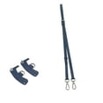 thumbnail image 1 of Leather Shoulder Strap Set - Bag & Purse Straps Replacement (Gray), 1 of 6