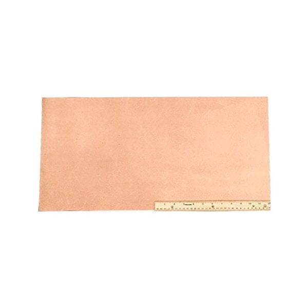 Leather Side Piece Veg Tan Split Medium Weight 12 X 24 Inches 2 Square Feet