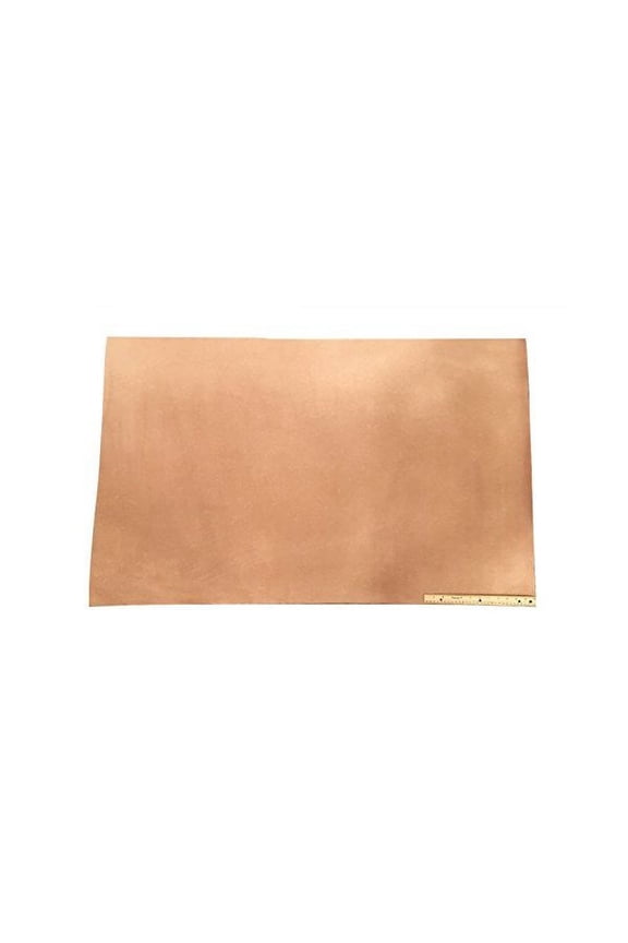 Leather Side Piece Veg Tan Split Medium Weight 30 X 48 Inches, 10 Square Feet