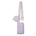 thumbnail image 1 of Leather Small Phone Wallet Crossbody Bag, Ladies Shoulder Bag Coin Purse Set, Multi Card Slot Large Capacity, Water Resistant Durable, Adjustable Strap Daily Travel Commute Bag, 1 of 3