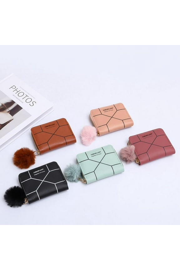 Small Leather Wallet Coin Purse for Women: PU Material, Large Capacity for Summer Shopping and Travel