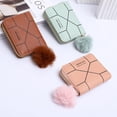 thumbnail image 1 of Leather Small Wallet Coin Purse Short Mini Wallet PU leather coin pur O1U8, 1 of 1