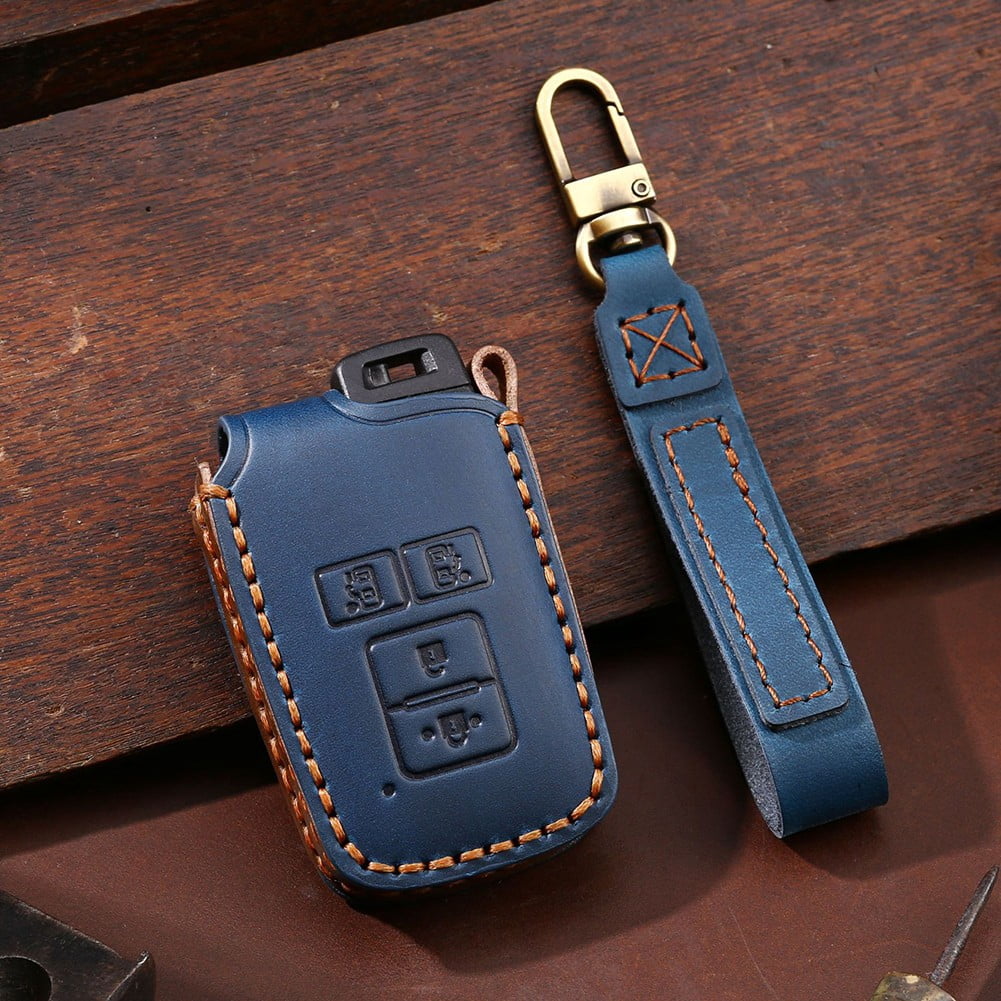 Leather Smart Car Key Cover Case Fob Holder for Toyota 4 Runner for ...