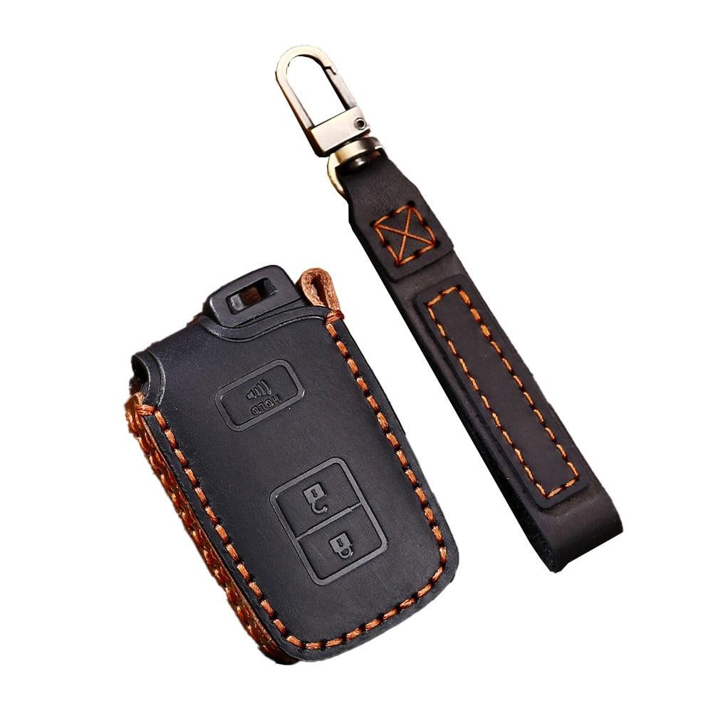 Leather Smart Car Key Cover Case Fob holder For Toyota 4 Runner Tundra Tacoma R