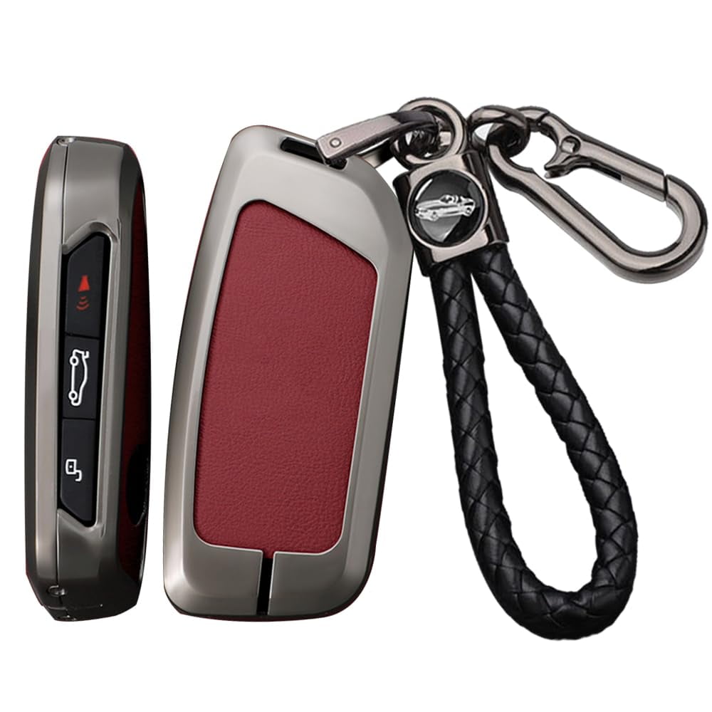 EKALA For Honda Odyssey Key Fob Cover With Leather Keychain, 7 Buttons Soft TPU Case, Compatible With 2018-2024 Odyssey Elite Touring EXL Sport EX, White - View #4