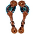 thumbnail image 1 of Leather Spurs Straps for Adults - Western Womens Spur Horse Riding, Barrel Racing, Show, and Rodeo, 1 of 1