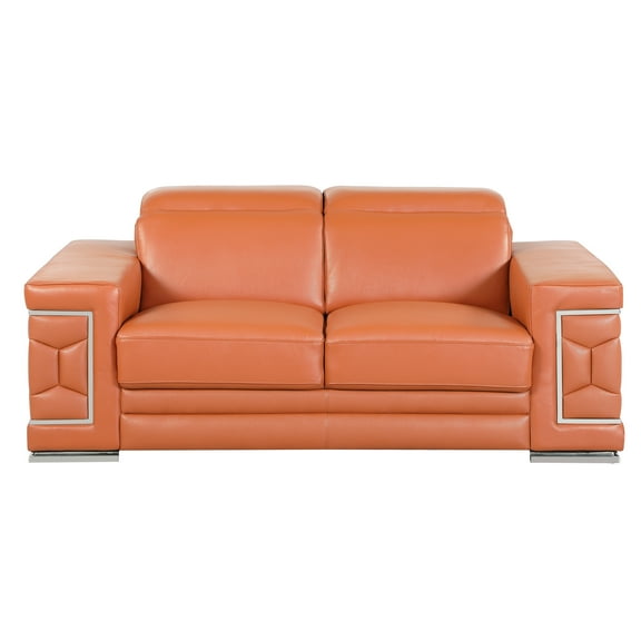 In Leather With Stable Hardwood Foundation, 3-layer Foam Cushion, Stainless Steel Legs, Solid Brazilian Wood, Camel Mantis Top Grain And Kiln-dried Hardwood, Appearance
