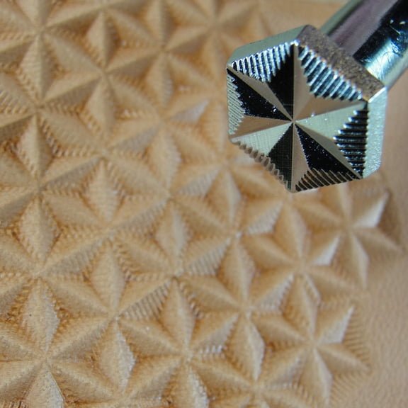 Leather Stamping Tool, 6-Point Star Geometric Stamp, G526, Leather Stamping Tool Stamp, Craft Japan Leathercraft Tool