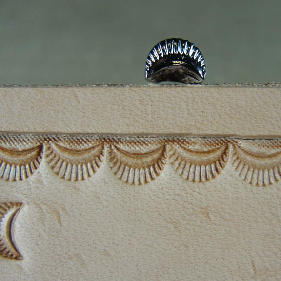 Leather Stamping Tool, Crescent Border Stamp, D435-2, Leather Stamping Tool Stamp, Craft Japan Leathercraft Tool