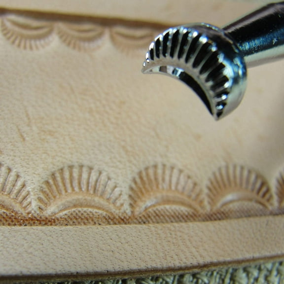 Leather Stamping Tool, Crescent Border Stamp, D436, Leather Stamping Tool Stamp, Craft Japan Leathercraft Tool