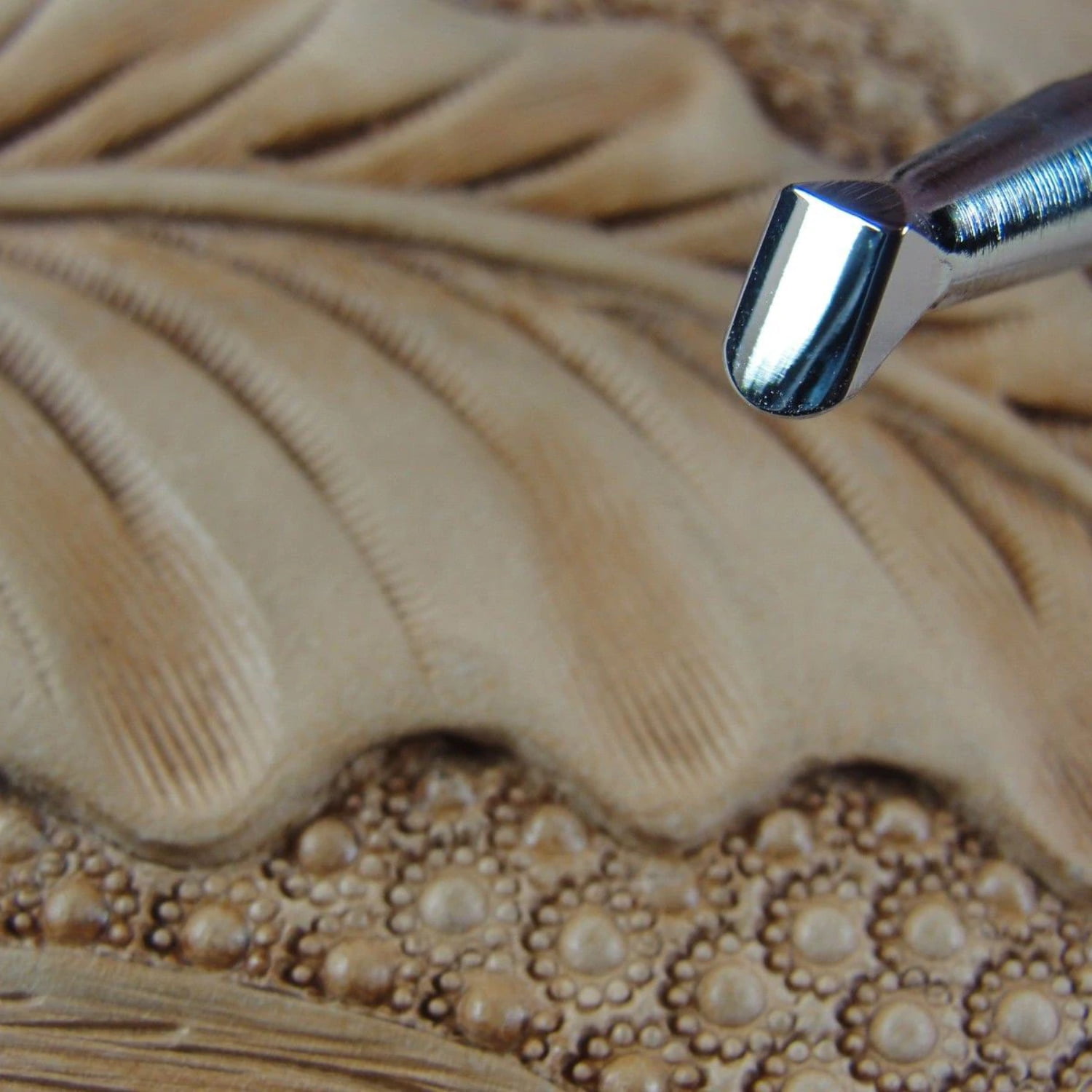 Stainless Barry King - 2-Piece Petal Lifter/Undercut Beveler Set (Leather Tools)