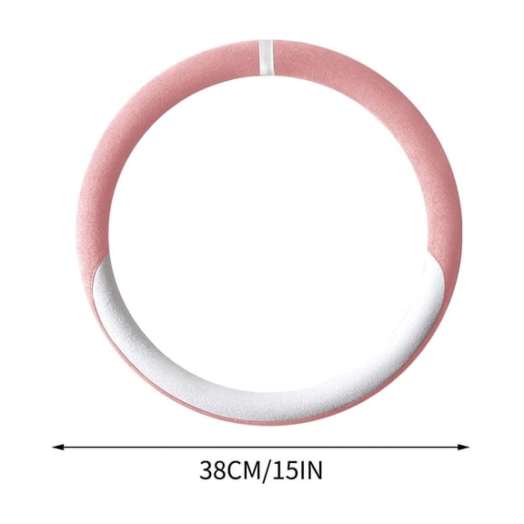 Leather Steering Wheel Cover - Sweatproof Protective Wrap with Breathable Lining, Universal Fit, Comfortable Grip, Easy Installation, Enhances Interior Look