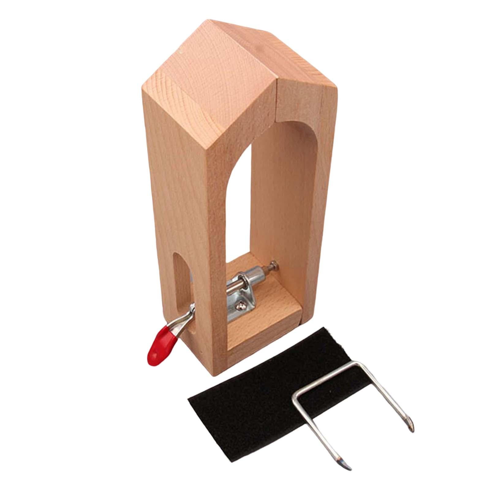 Leather Stitching Holder Wood Adjustable Leather Craft