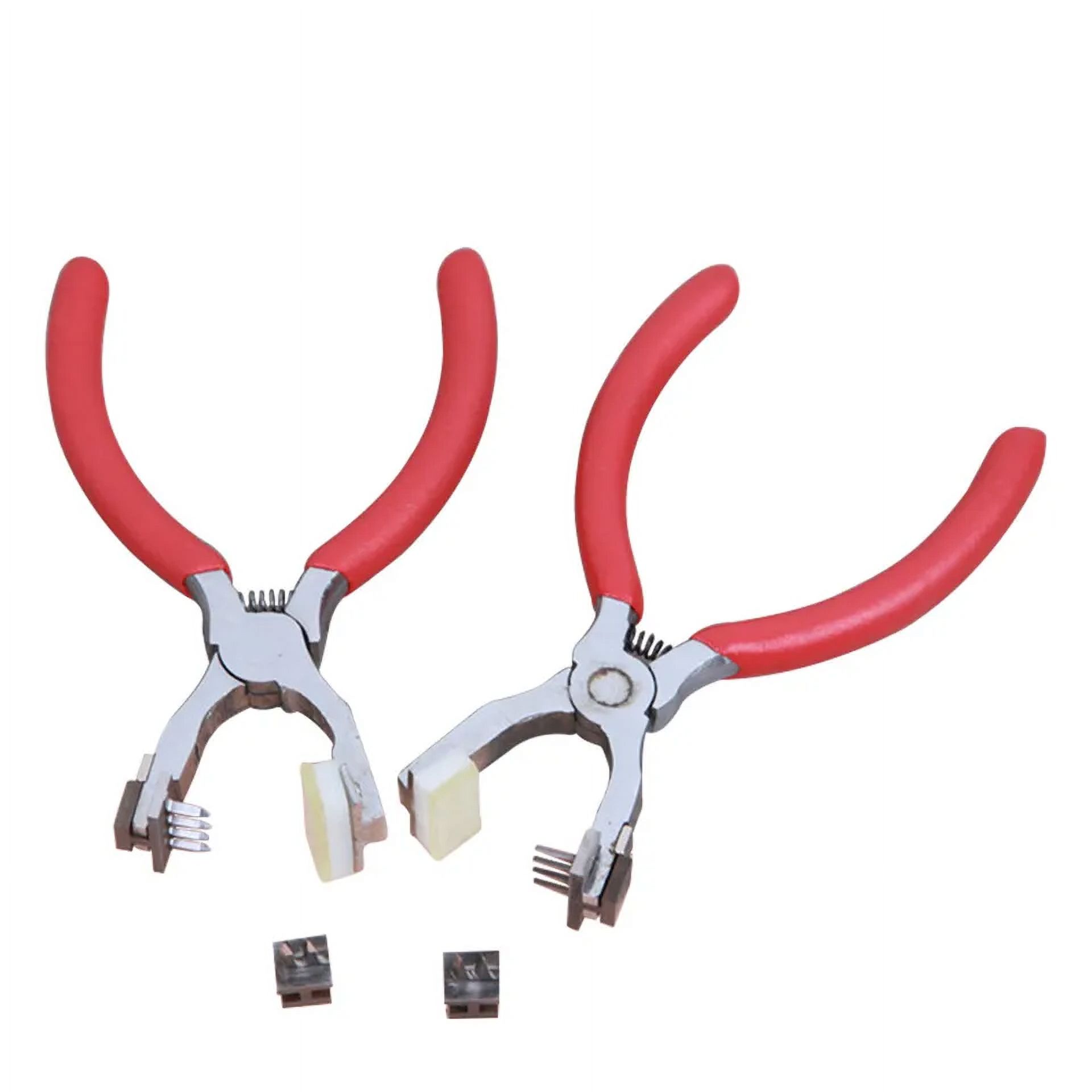 Leather Stitching Hole Punch Chisel Pliers Diamond Point Pricking Nipper Tool