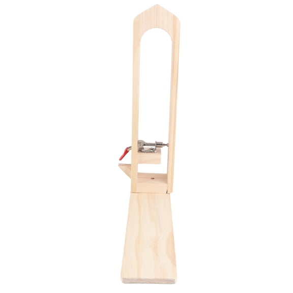 Leather Stitching Pony for Hand Sewing, Adjustable Beech Wood Clamp for Leathercraft, 36.5cm Classic Version
