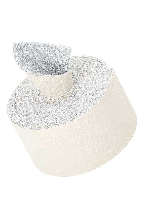 Leather Strap Strip 1.5 Inch Wide 2M Long Microfiber Imitation Leather Cord Belt Wrap Single Sided Flat Cord Leather String Roll