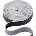 thumbnail image 1 of Leather Strap Strips Gray Lychee Grain Flat Leather Cord Strings Imitation Leather Ropes for DIY Craft Gray 0.5x79inch, 1 of 9