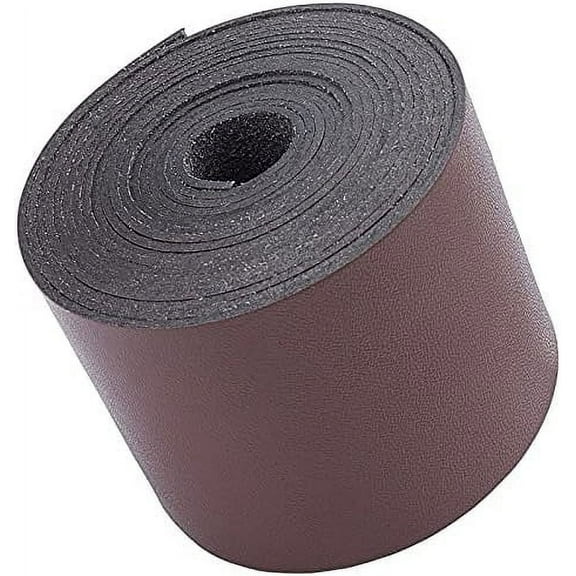 Leather Straps Strips 2 inch Wide Flat Cord DIY Leather Strap 78 inches Long for Making Bag Strap Leather Belt Furniture Handles Coffee