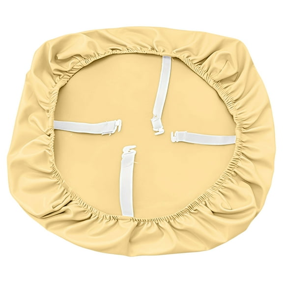 Leather Stretch Chair Seat Covers, Waterproof Dining Room PU Leather Chair Cover Seats,Removable Washable Chair Protector Seat Cushion Slipcovers for Home,Kitchen