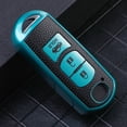thumbnail image 1 of Leather+TPU All-Inclusive Car Remote Key Cover Case Fob for Mazda 2 3 5 6 CX-3 CX-5 CX-7 CX-9 CX8 Speed Miata MX5 2016 2017 2018, 1 of 9