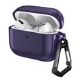 thumbnail image 1 of Leather Texture Design Case for AirPods Pro 3, Soft Silicone Shockproof Cover for Airpods Pro 3rd Generation 2025 with Carabiner, 1 of 10