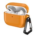 thumbnail image 1 of Leather Texture Design Case for AirPods Pro 3, Soft Silicone Shockproof Cover for Airpods Pro 3rd Generation 2025 with Carabiner, 1 of 10