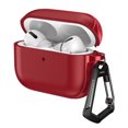 thumbnail image 1 of Leather Texture Design Case for AirPods Pro 3, Soft Silicone Shockproof Cover for Airpods Pro 3rd Generation 2025 with Carabiner, 1 of 10