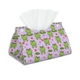 Leather Tissue Box Cover Happy Frogs1 Long PVC Tissue Box Holder for