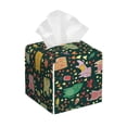 thumbnail image 1 of Leather Tissue Box Cover Square - funny cat_B Waterproof Tissue Box Holder Paper Case Organizer Dispenser for Modern Home Office Room Home Bathroom Decor, 1 of 7