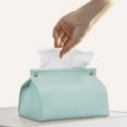 thumbnail image 1 of Leather Tissue Box, Desktop Organizer with Pull-Out Design, Multi-Functional Napkin and Paper Towel Holder for Home Use, Ideal for Living Room, Bedroom, Office, and Travel, 1 of 6