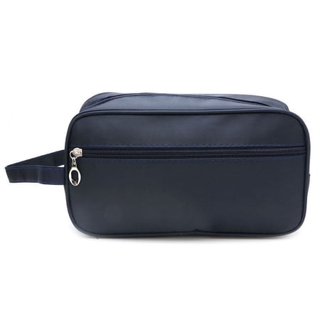 Leather Toiletry Bag for Men Women Travel Dopp Kit Bathroom Shower Hygiene Bag Makeup Cosmetic Organizer