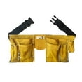 thumbnail image 1 of Leather Tool Belt Quick Release Buckle Carpenter Construction Work Apron Tool Storage Pouch Belt, 1 of 5