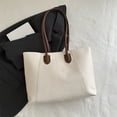 thumbnail image 1 of Leather Tote Bag For Women, Commuter Shoulder Bag, Large Work And Travel Handbag, Durable Soft Leather Versatile Everyday Carryall, 1 of 6