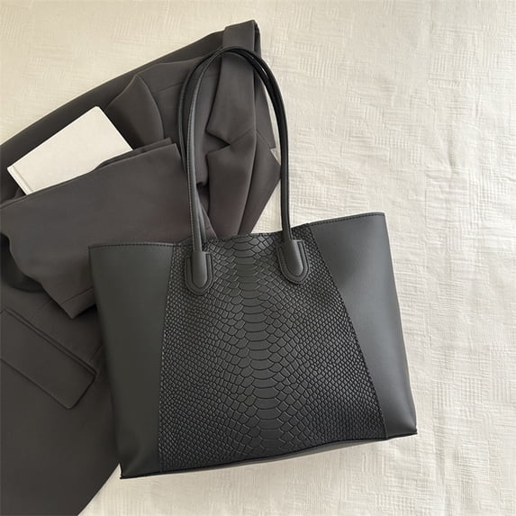 Leather Tote Bag For Women, Commuter Shoulder Bag, Large Work And Travel Handbag, Durable Soft Leather Versatile Everyday Carryall