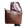 thumbnail image 1 of Leather Tote Bag Women's Shoulder Handbag  Top Handle Purse, 1 of 5
