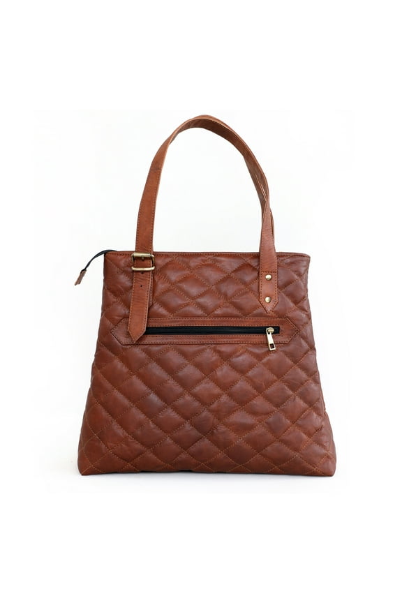 Leather Tote Bag for Woman