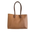 thumbnail image 1 of Leather Tote Bag for Women, Large Capacity Work Bag, Commuter Shoulder Bag with Zipper Pocket, Professional and Casual Handbag, 15.55x10.83 Inches, 1 of 5