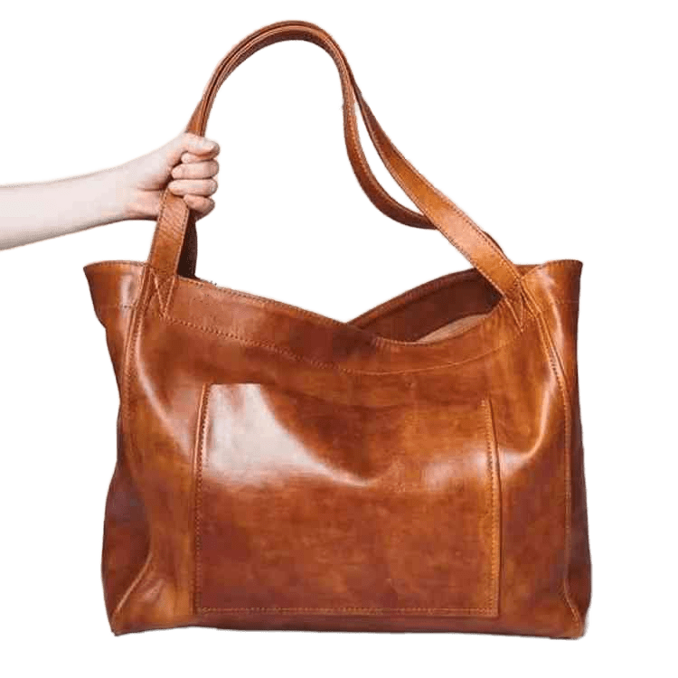 Leather Tote Bag for Women, Large Slouchy Bag Handbag Shoulder Bag