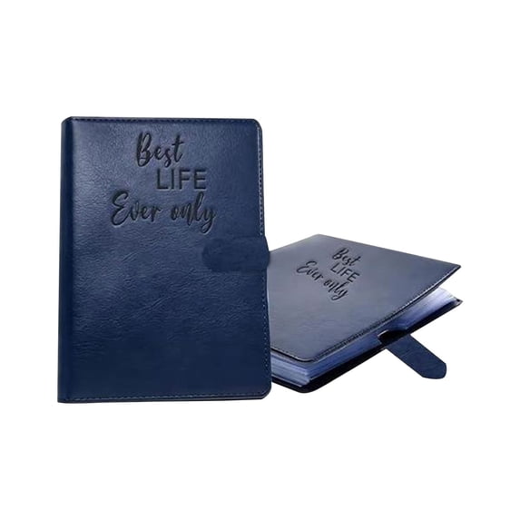 Leather Tract Holder Ministry Organizer Magazine Holder Folder Navy Blue Field Service Organizer Multi Pocket Portable Jehovah Witness Supplies Gift
