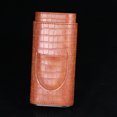 thumbnail image 1 of Leather Travel Cigar Case 3 Cigar Holsters Portable Cedar Cigar Humidors (Dark Grey), 1 of 6