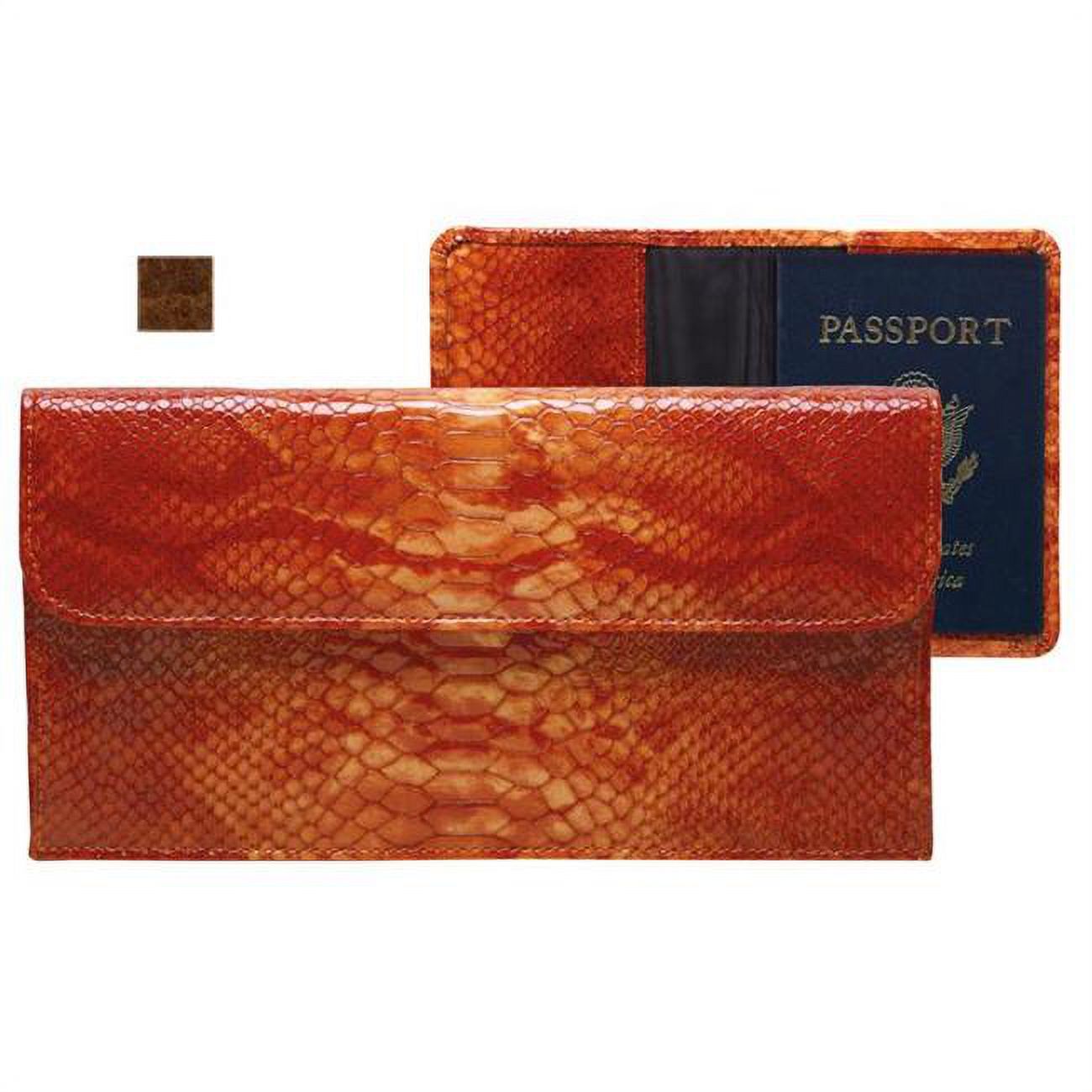 Leather Travel Pouch with Passport Cover - image 1 of 2